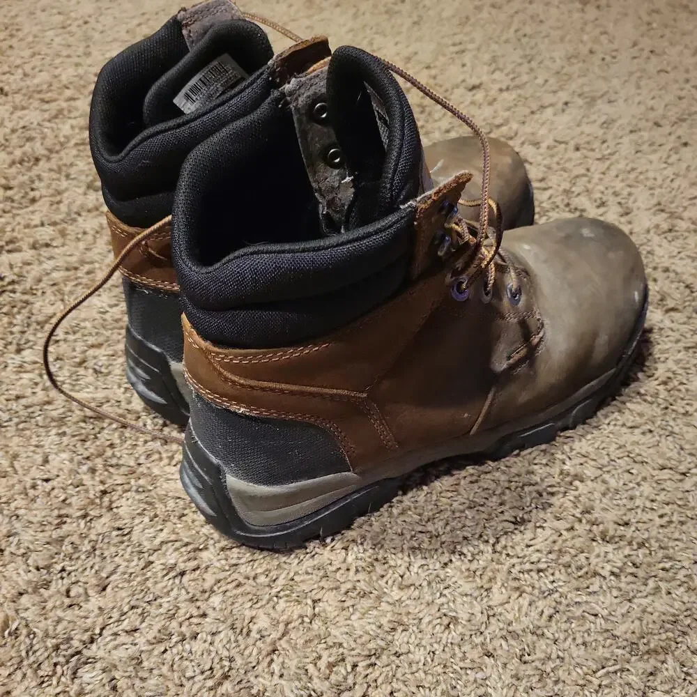 Carhartt Boots Men Size 8.5 Ground Force Waterproof 6” Composite Toe Work Boots